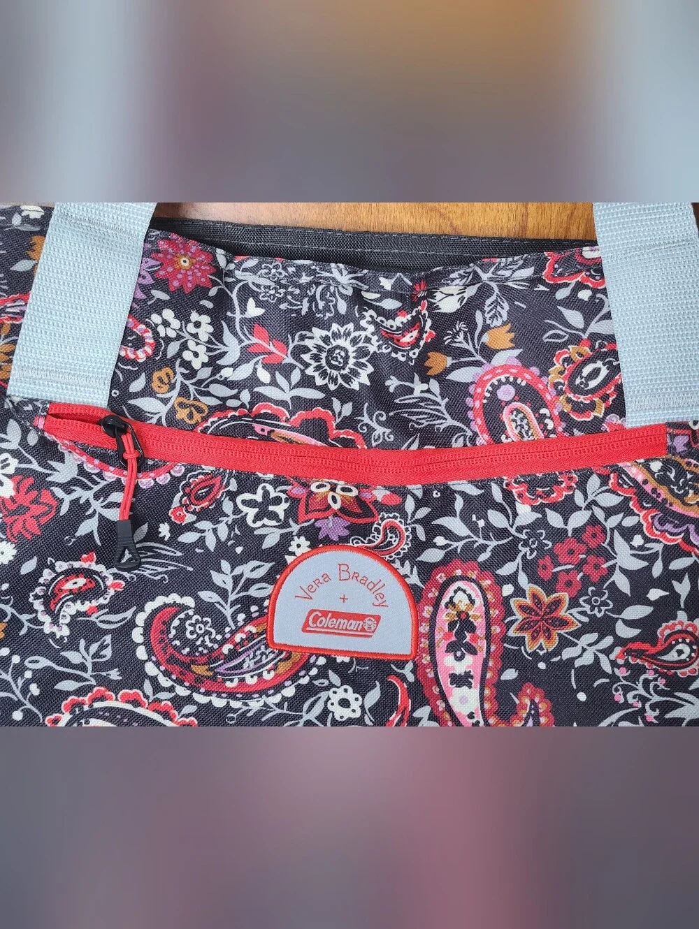 Vera Bradley Coleman Paisley Floral Insulated Cooler Bag